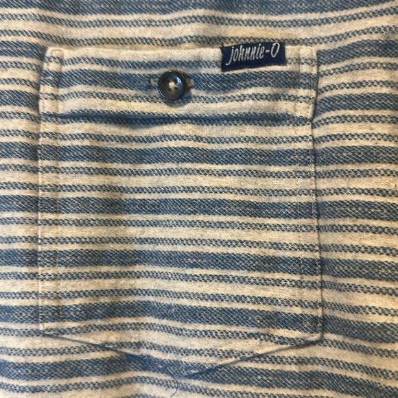 Johnnie-O Hanging Out Stripe Button Down Casual Shirt Size M‎ - Picture 2 of 7